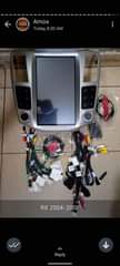 A picture of Android screens with console