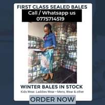 clothing bales
