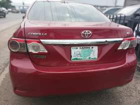 A picture of CLEAN 2011 COROLLA FOR SALE IN PH CALL 08037797815 IS