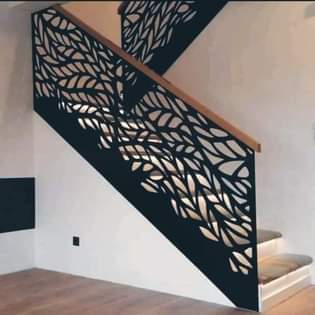 A picture of Lazer cut handrails