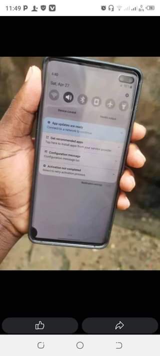 A picture of Nahitaji kioo Cha Samsung 10 plus