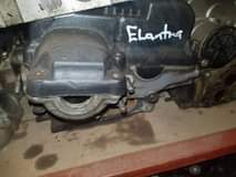 A picture of Hyundai elantra engine parts