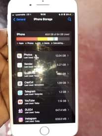 A picture of an iPhone 8 plus 64gb