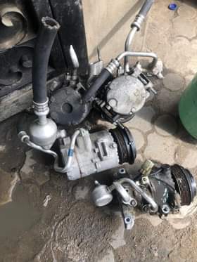 A picture of Inbox me for your car A C compressor WhatsApp or