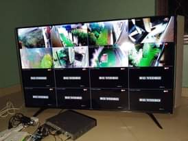 A picture of Full color CCTV HD camera installation