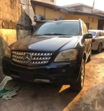 A picture of Super Clean Unregistered Black Mercedes Benz ML350 2006 2007
