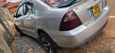 A picture of Toyota corolla on sale call 0751440405