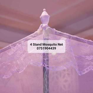 A picture of 4 by 6 Stand Mosquito Net Purple