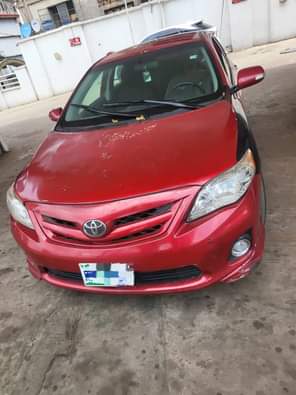 A picture of 2012 Corolla Everything is intact Very clean Ac is chilling