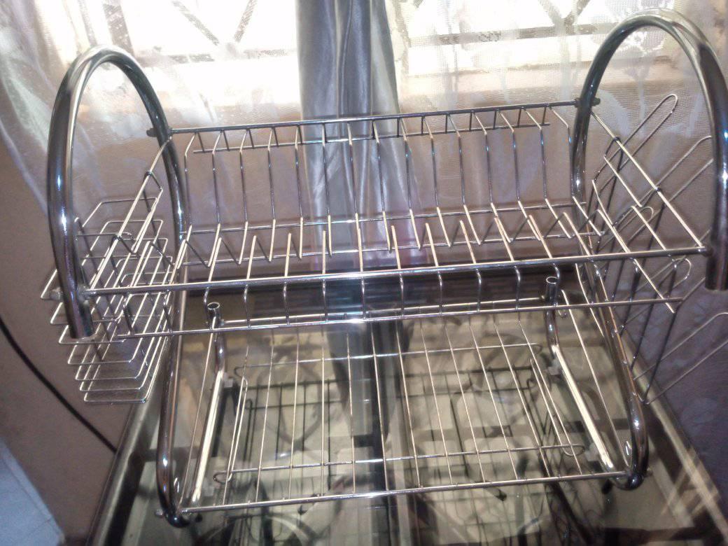 A picture of Rack for plates cups forks spoons and other utilities