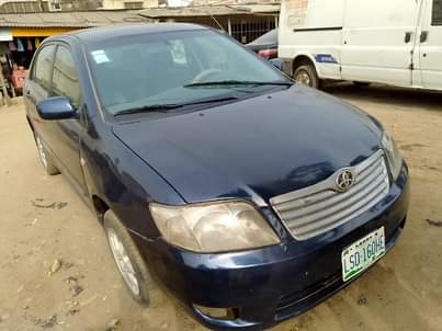 A picture of Toyota corolla bank type 2005