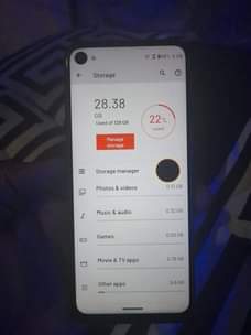 A picture of Motorola one vision 128Gb