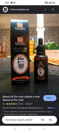 A picture of BEARD AND HAIR GROWTH OIL