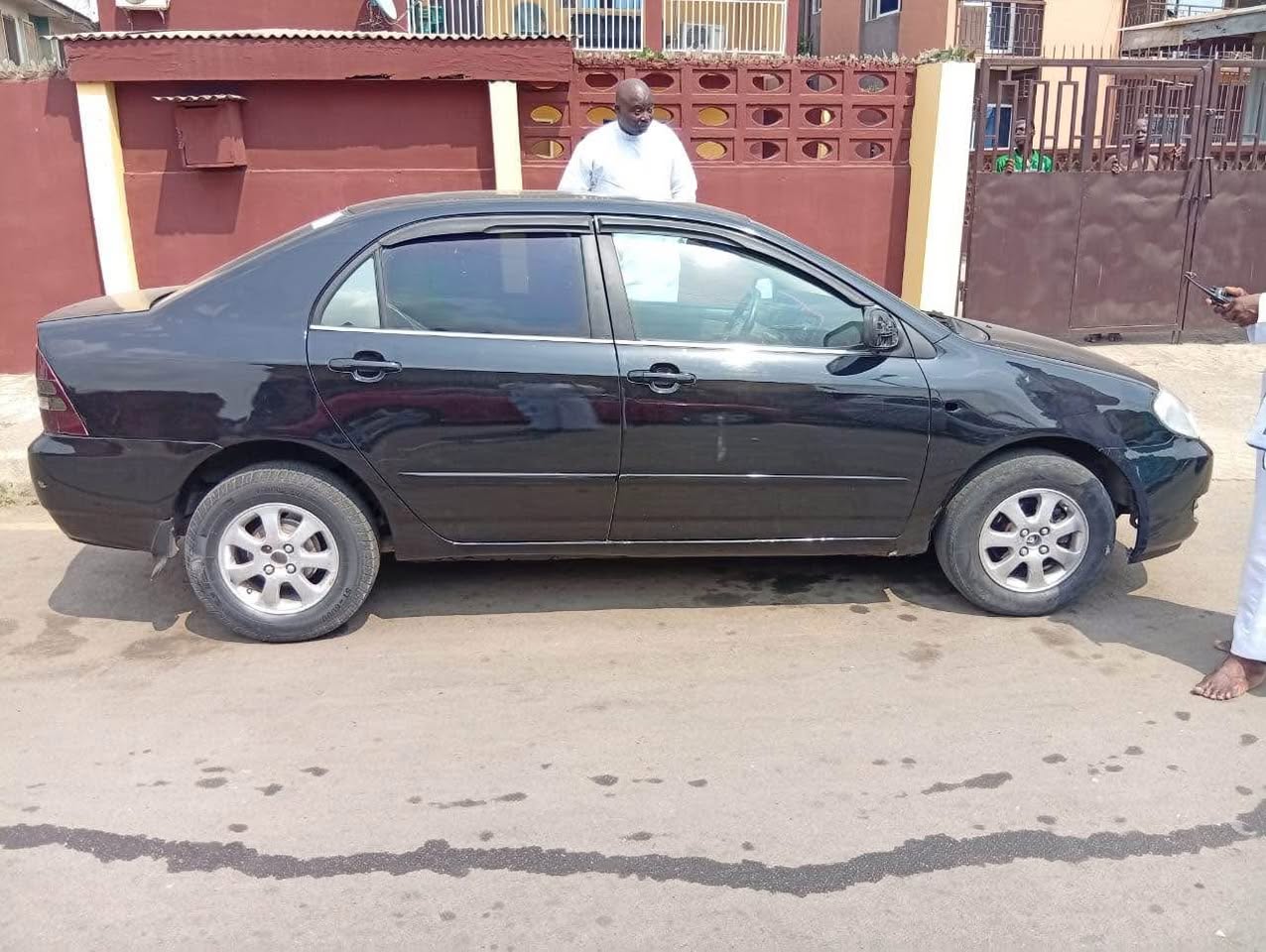 A picture of Registered Corolla bank type manual gear engine is perfect ac
