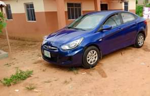 A picture of Manual Drive HYUNDAI ACCENT 2013 Available In a Solid Condition