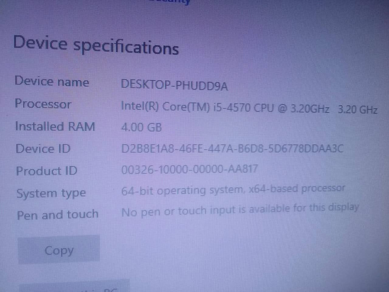 A picture of Cpu for sale