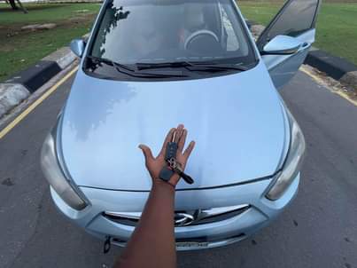 A picture of Hyundai accent 2013