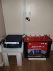 A picture of 1kva solar system