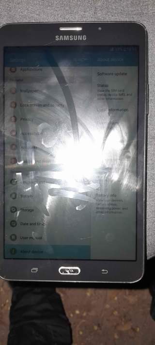 A picture of Simu Samsung mobile