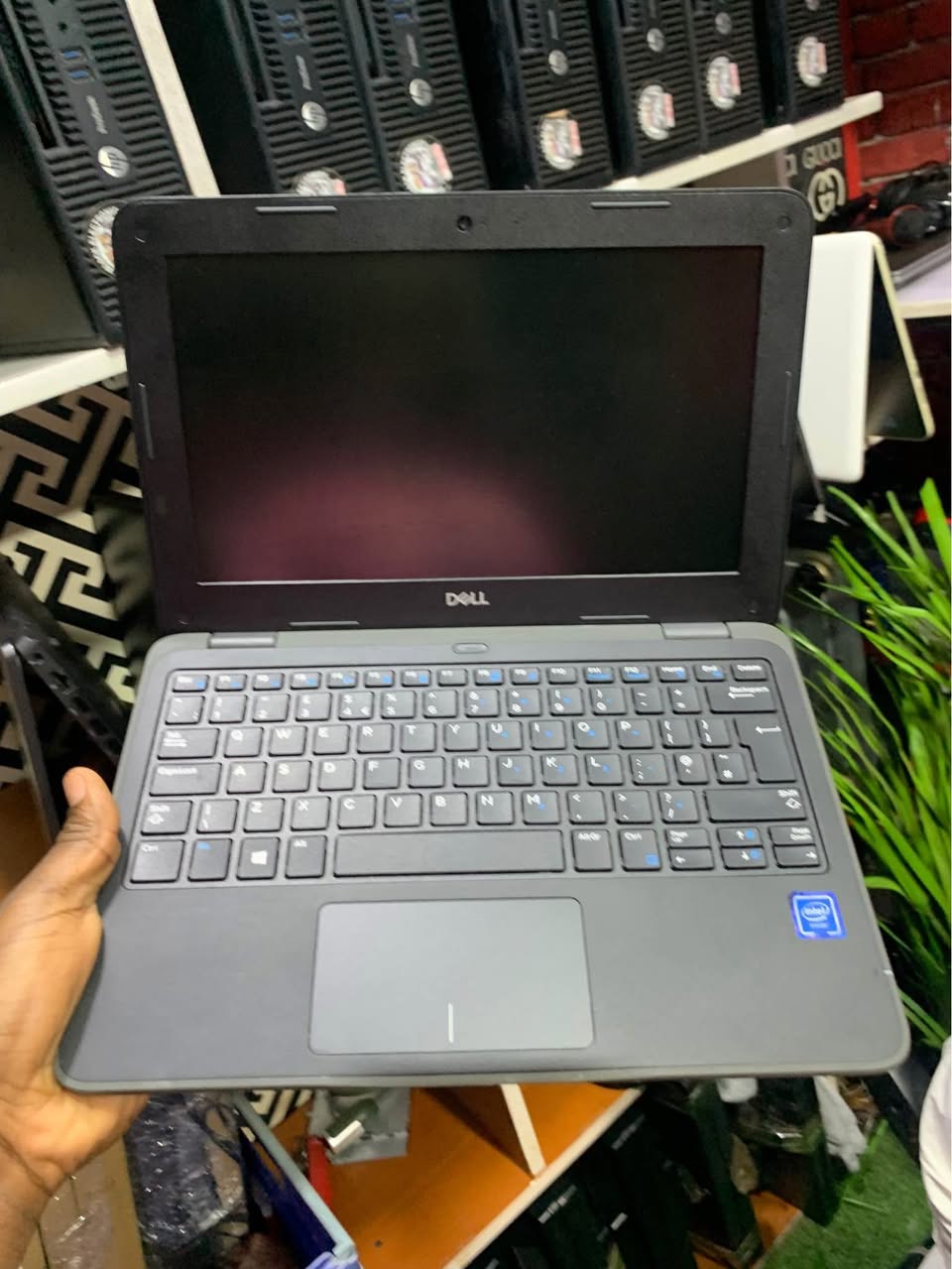 A picture of Dell mini laptop