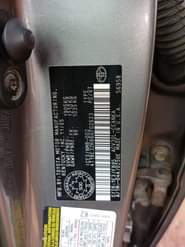 A picture of Camry up for sale and everything is working perfectly well