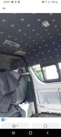 A picture of Matatu seats and interior design