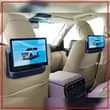 A picture of Toyota land cruiser headrest android screen unit for seal dm