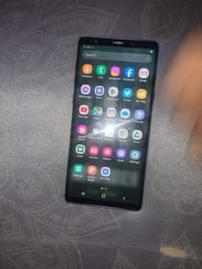 A picture of Samsung galaxy note 9