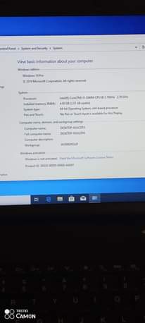 A picture of Lenovo Thinkpad i5 at 470 000