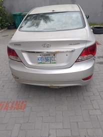 A picture of Hyundai accent 2012 model