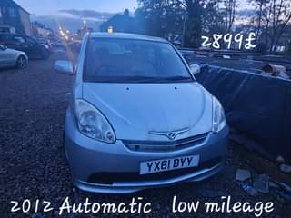 A picture of 2012 ALL CARS ARE AUTOMATIC PRICES AR E WRITTEN ON
