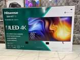 A picture of Hisense 65 inches smart Uled with quantum dot colors at