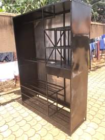 A picture of Am selling a metallic wardrobe 600k. I have used it