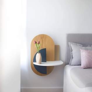 A picture of Floating bedside night stand