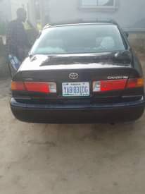 A picture of Black Toyota Camry for sale everything is working perfectly okay