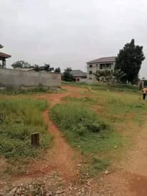A picture of 50ft X 60ft Prime Commercial Private Land touching tarmac at