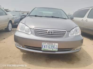 A picture of Highest grade 07 Toyota Corolla everything is intact and untouched