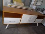 A picture of Classic tv stand and a center table