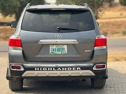 A picture of BELGIUM STANDARD 2012 TOYOTA HIGHLANDER 08137674792