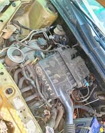 A picture of Vitz old shape with new engine