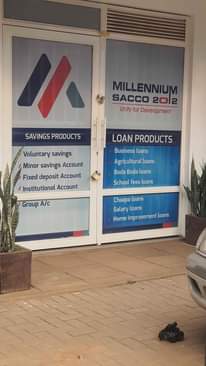 A picture of Glass frost glass tint branding etc