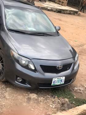A picture of Toyota Corolla sport 2010 Location oyo Pure first body Very