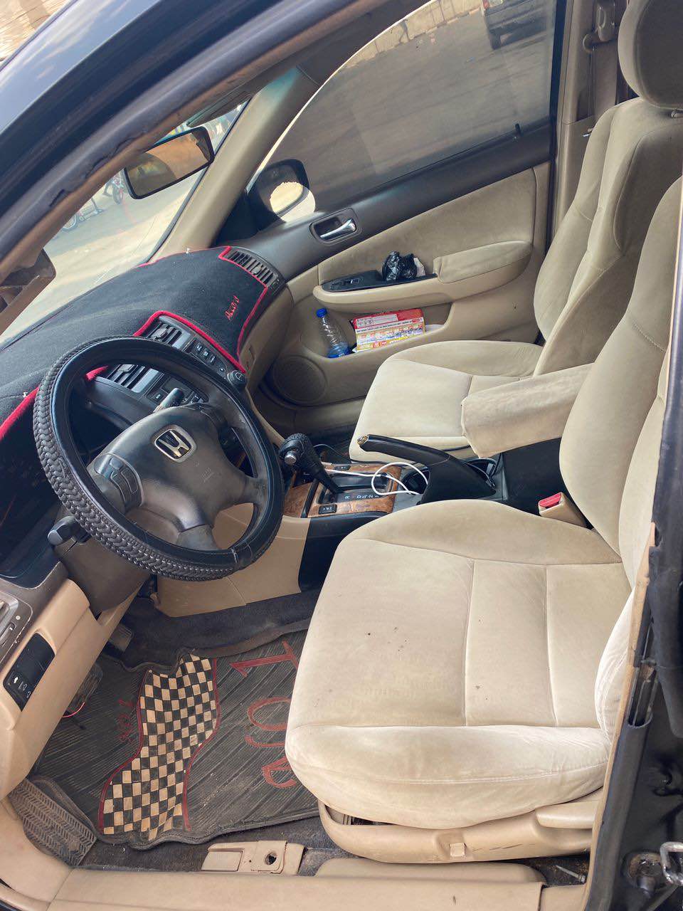 A picture of Sharp honda accord with sound untempered engine and smooth transmission.