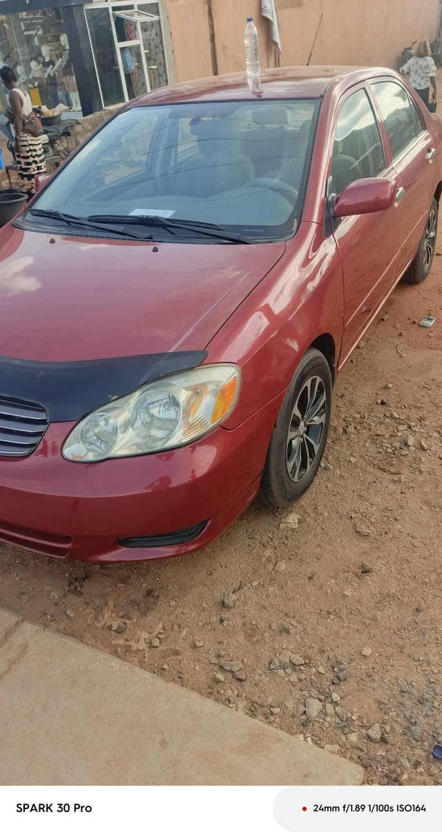 A picture of Toyota corolla