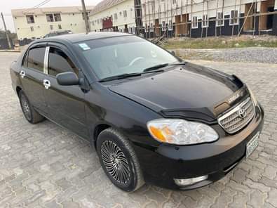 A picture of This is Toyota Corolla 2004 model fully pimped to taste