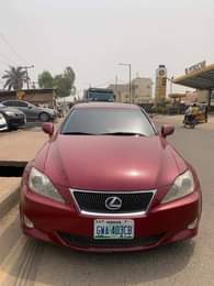 A picture of 2008 model Lexus Is350 Available for sale 7 Million naira