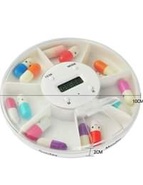 A picture of 14 Compartments Smart Electronic Pill Case Pill Box With Timer