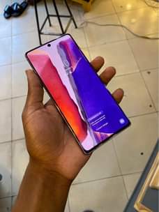 A picture of Samsung note 20 5g