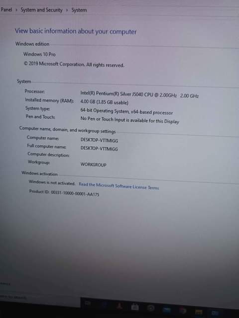 A picture of LENOVO 3IN ONE PC FOR QUICK SALE WhatsApp 0750134416