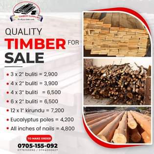 A picture of Quality timber for roofing at. Low prices 0705155092